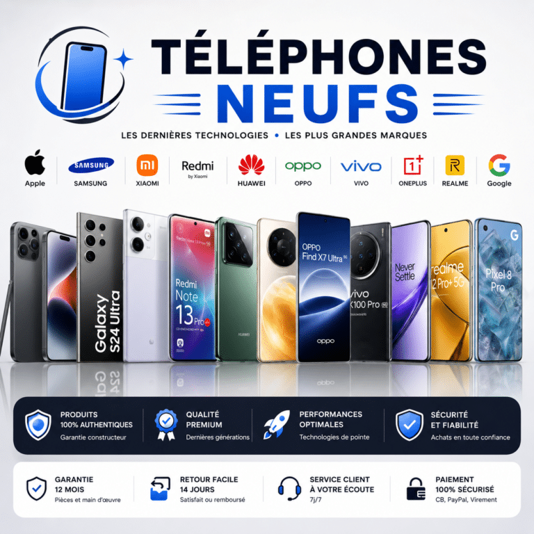 Téléphones neufs