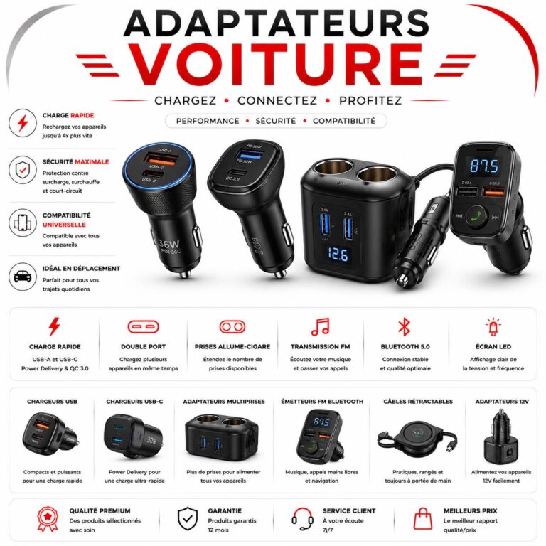 Adaptateurs voiture