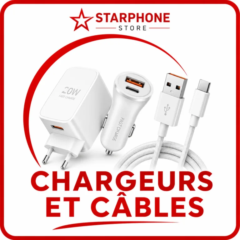 Chargeurs et câbles