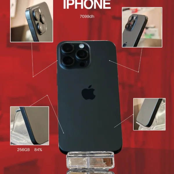 Apple IPHONE 15 PRO MAX 84% - StarPhone Maroc