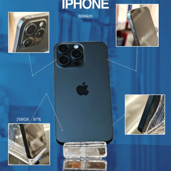 Apple IPHONE 15 PRO MAX 87% - StarPhone Maroc