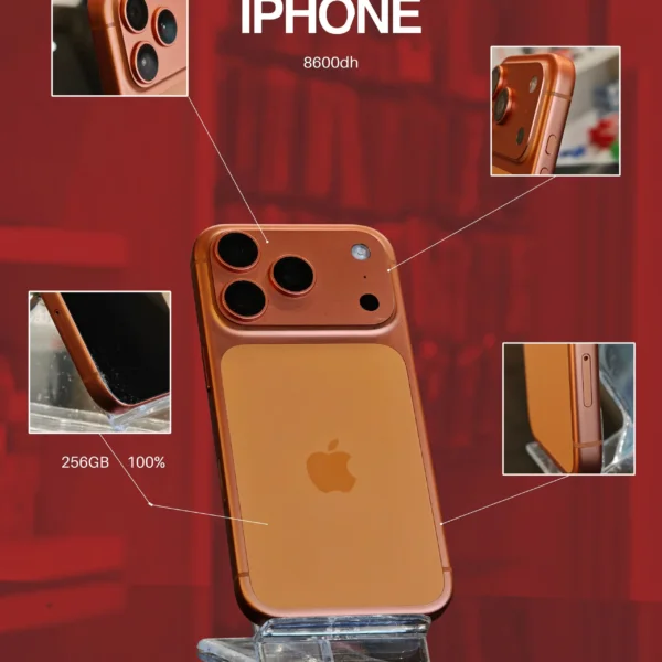 Apple IPHONE 17 PRO 100% 0354 CASSE - StarPhone Maroc