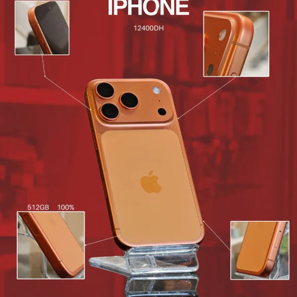 Apple IPHONE 17 PRO 100% 1395 - StarPhone Maroc