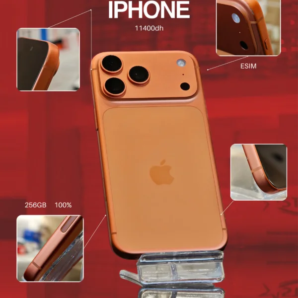Apple IPHONE 17 PRO MAX 256G 100% - StarPhone Maroc