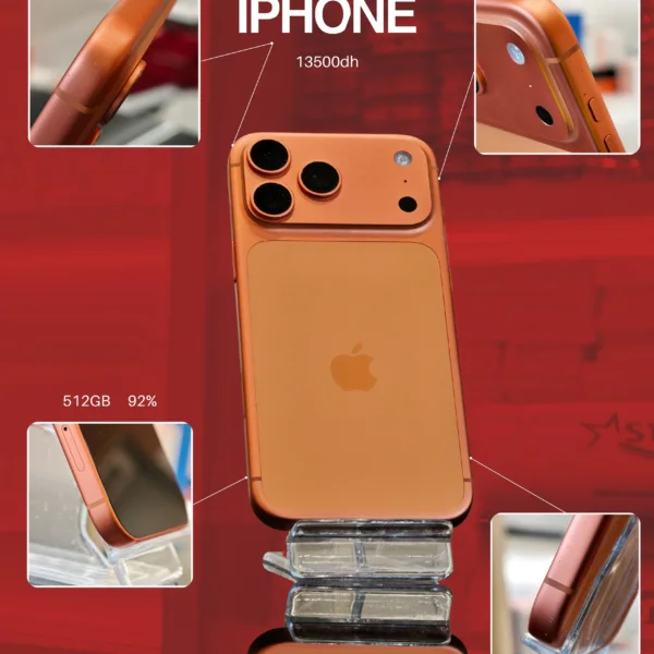 Apple IPHONE 17 PRO MAX 512GB 92% ORANGE - StarPhone Maroc